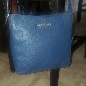 Michael Kors Sapphire Leather Shoulder Bag